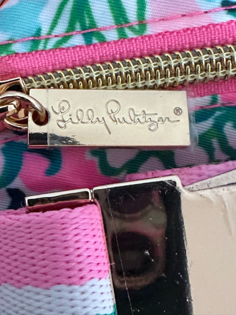 Lilly Pulitzer "Soleil Pink Perfect Poppy" Belt Bag (Style #008806) - NWT - Picture 8 of 8